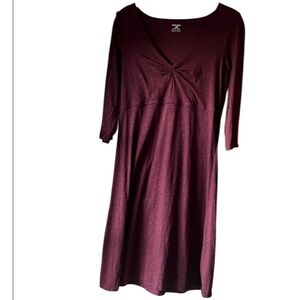 Horny Toad 3/4 Sleeve Dress Knee Length Sz Medium